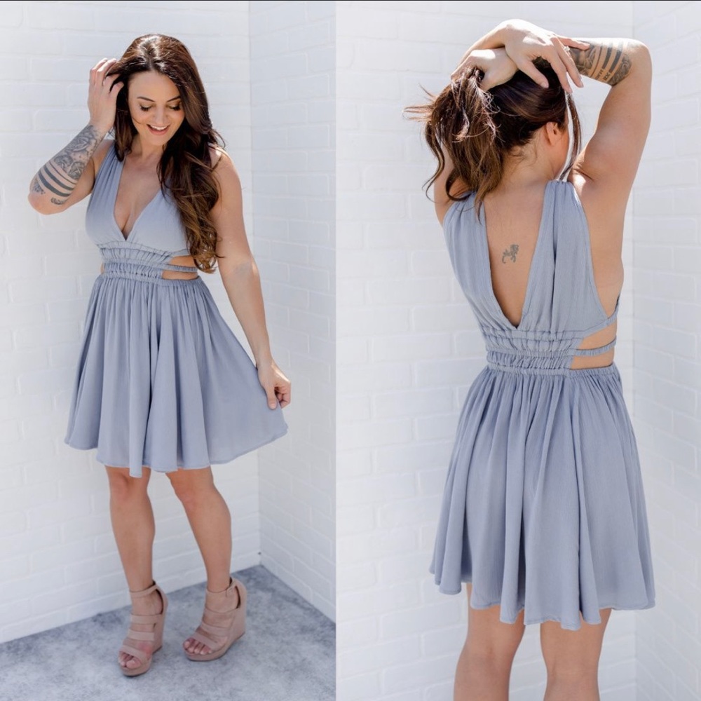 Rebellia The Danny Dress- Khaleesi Blue-Large